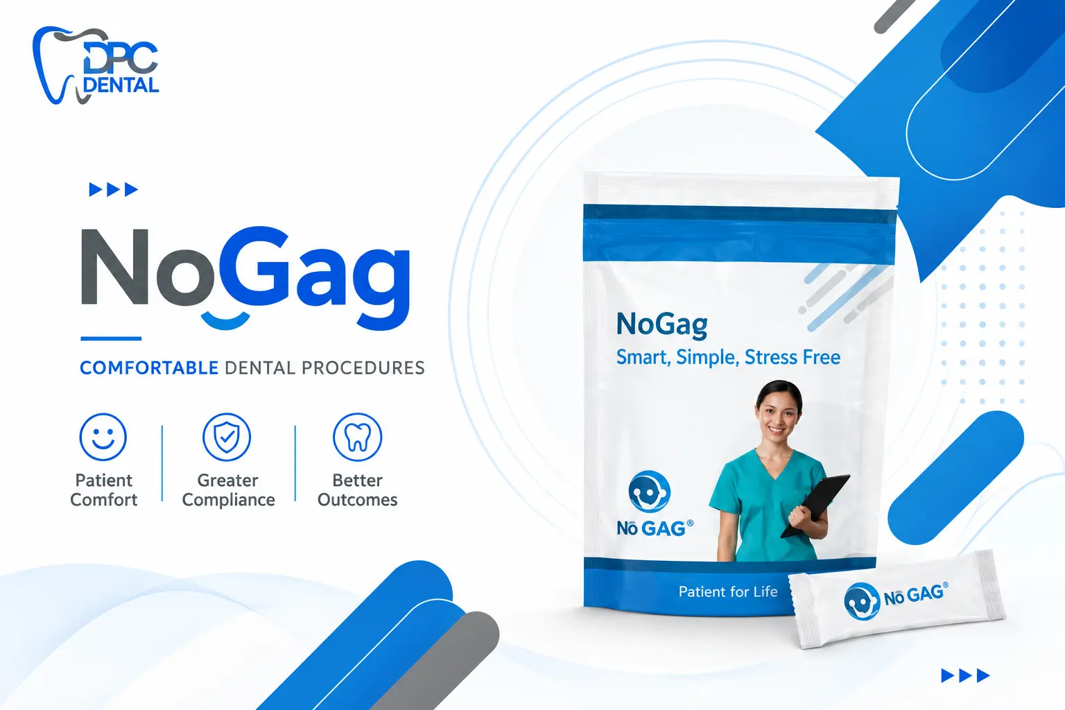 Comfortable dental care with NoGag