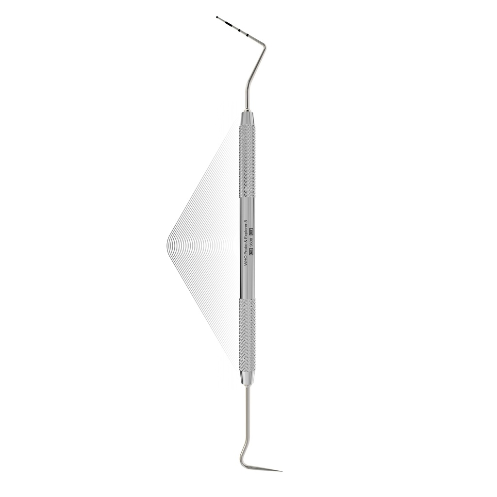 Explorer 8 + WHO Probe 11.5mm (ball end)