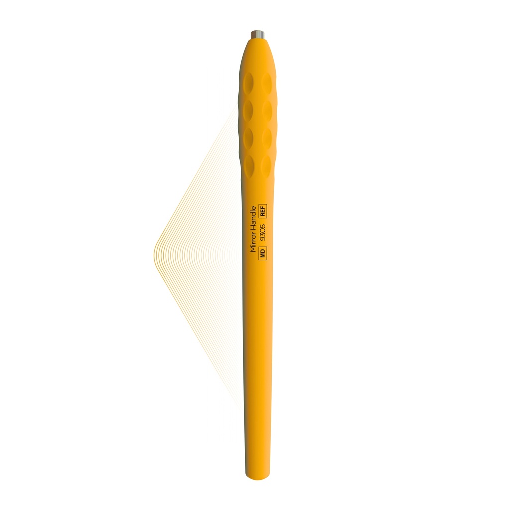 ErgoLite Cone Socket Mirror handle, Honey Brown