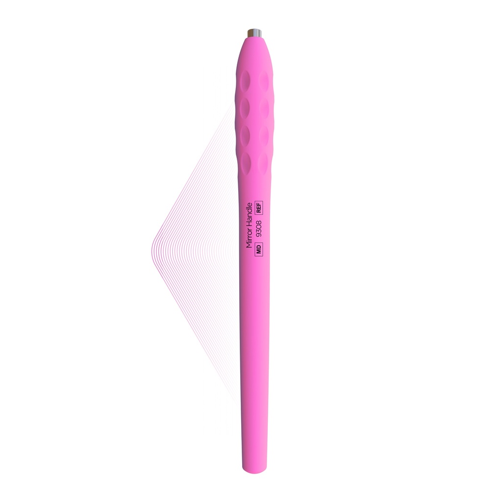 ErgoLite Cone Socket Mirror handle, Petal Pink