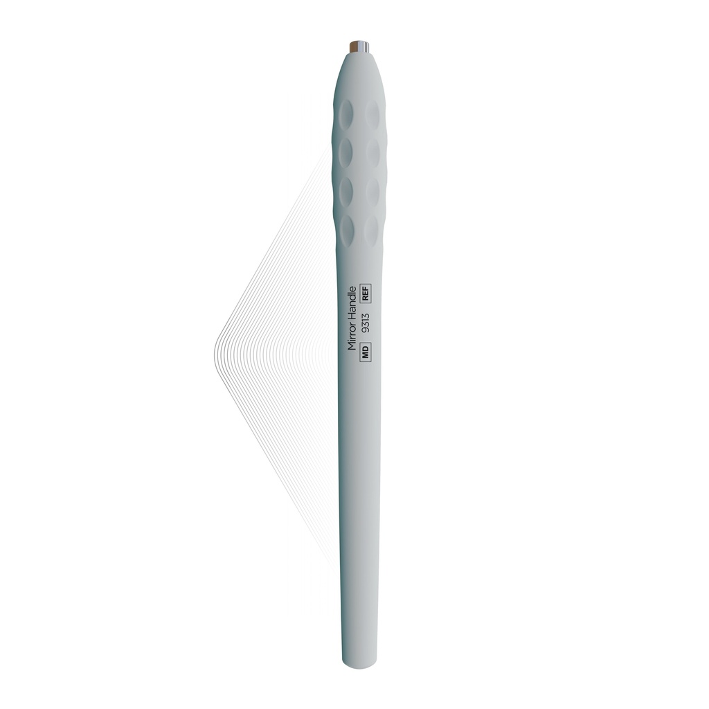 ErgoLite Cone Socket Mirror handle, Misty Cyan