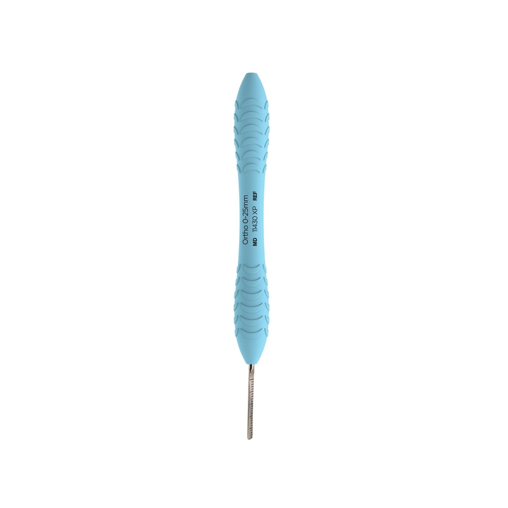 Ortho 0-25mm , Mirror Handle, ErgoX® Plus, Sky Cyan