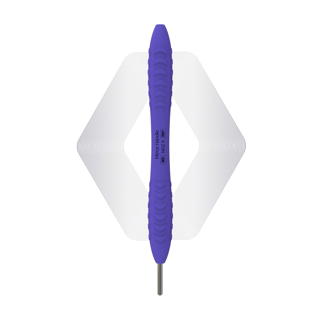 ErgoX® - Cone Socket, Mirror handle, Magenta Blue