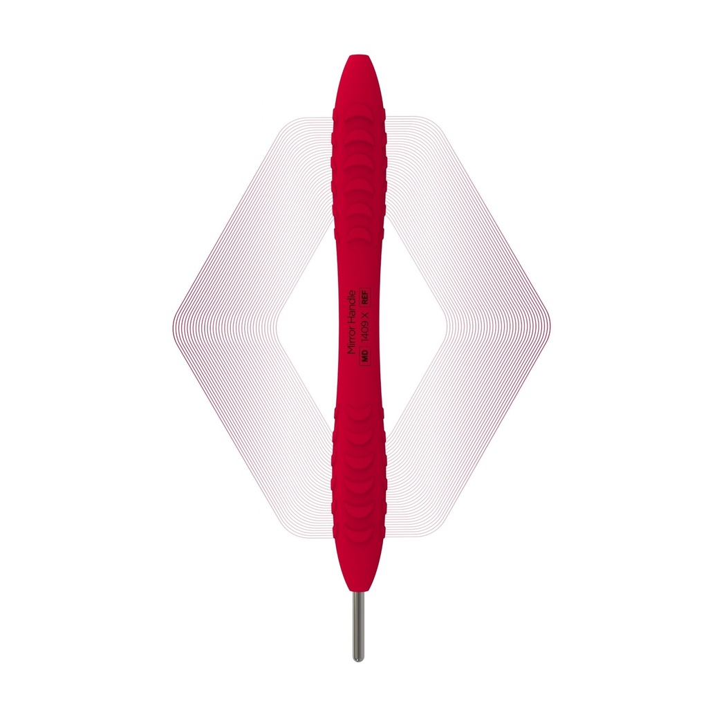 ErgoX® - Cone Socket, Mirror handle, Ruby Pink