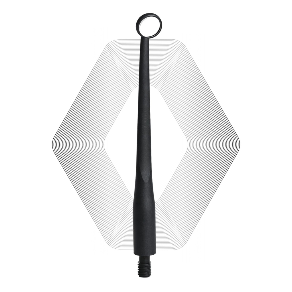 Microscopic HD Mouth Mirror, Regular 1.5mm, Black