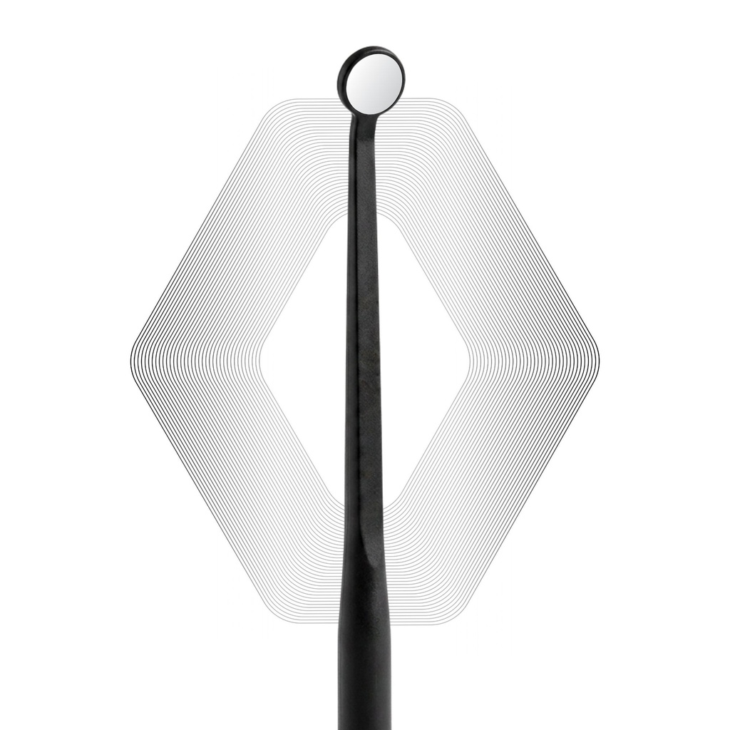 Microscopic HD Mouth Mirror, UltraThin 0.7mm, Black