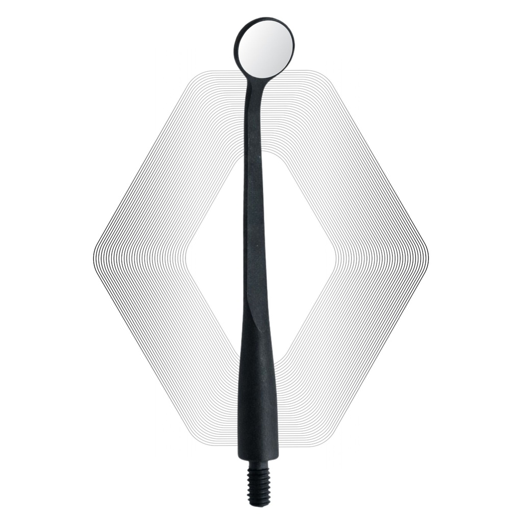 Microscopic HD Mouth Mirror, UltraThin 0.7mm, Black