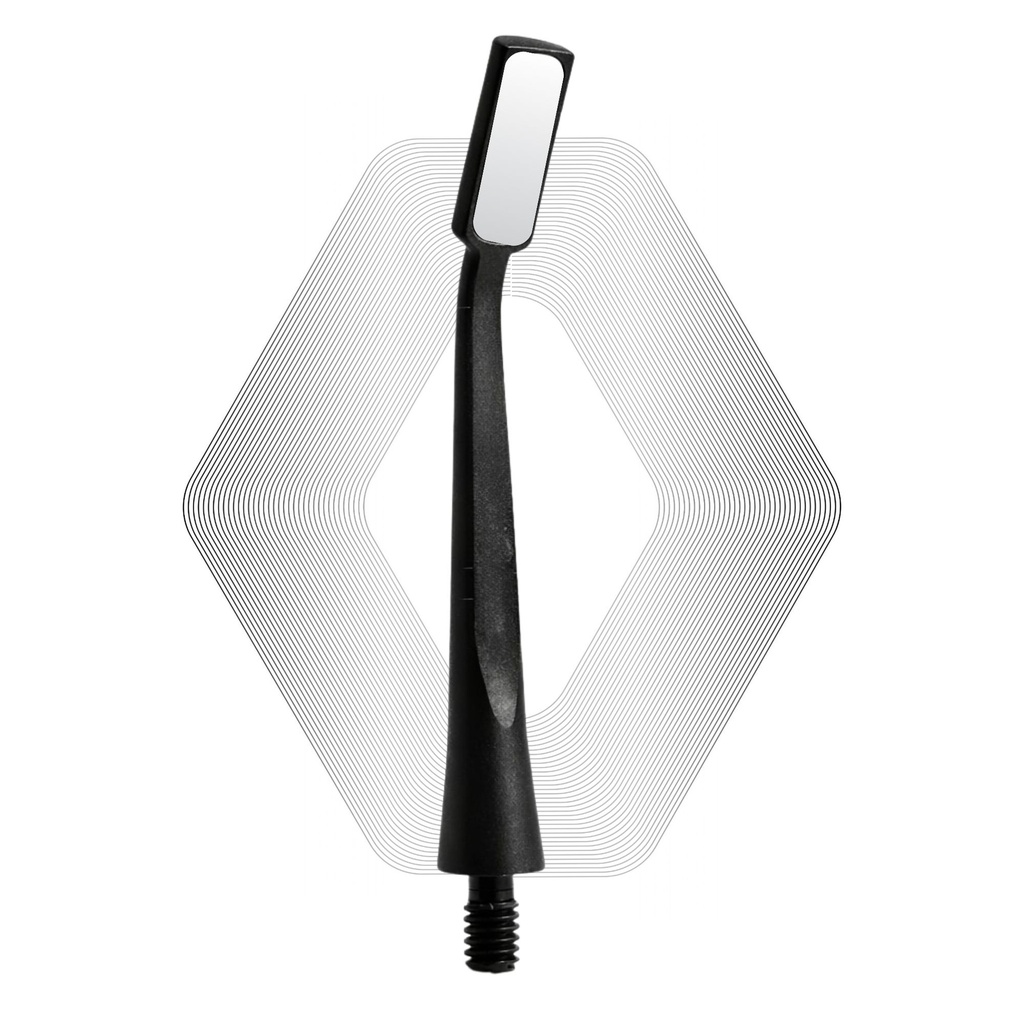 Microscopic HD Mouth Mirror, Regular 1.5mm, Black