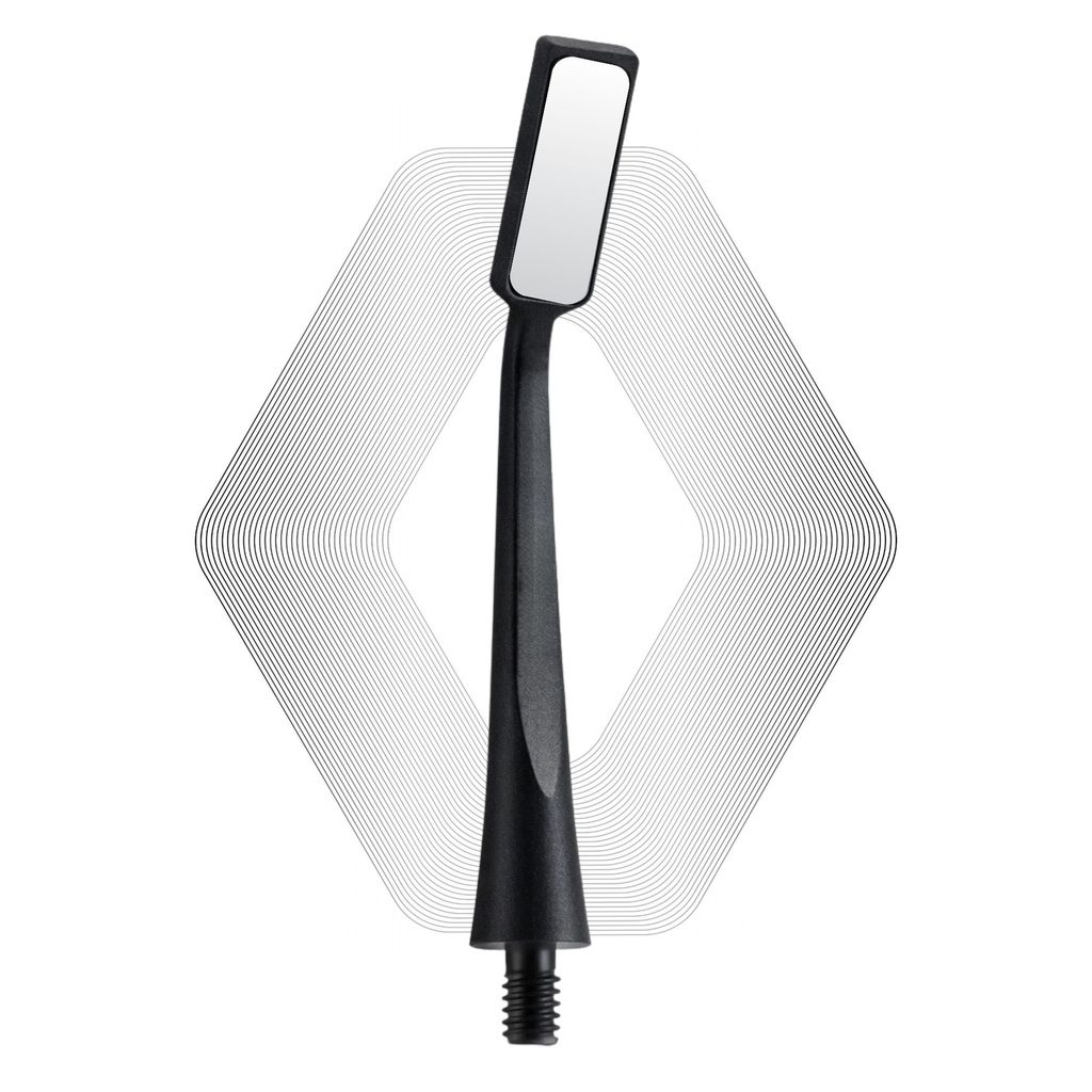 Microscopic HD Mouth Mirror, Regular 1.5mm, Black