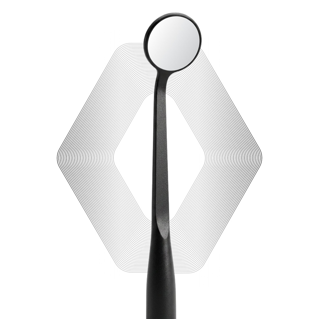 Microscopic HD Mouth Mirror, UltraThin 0.7mm, Black