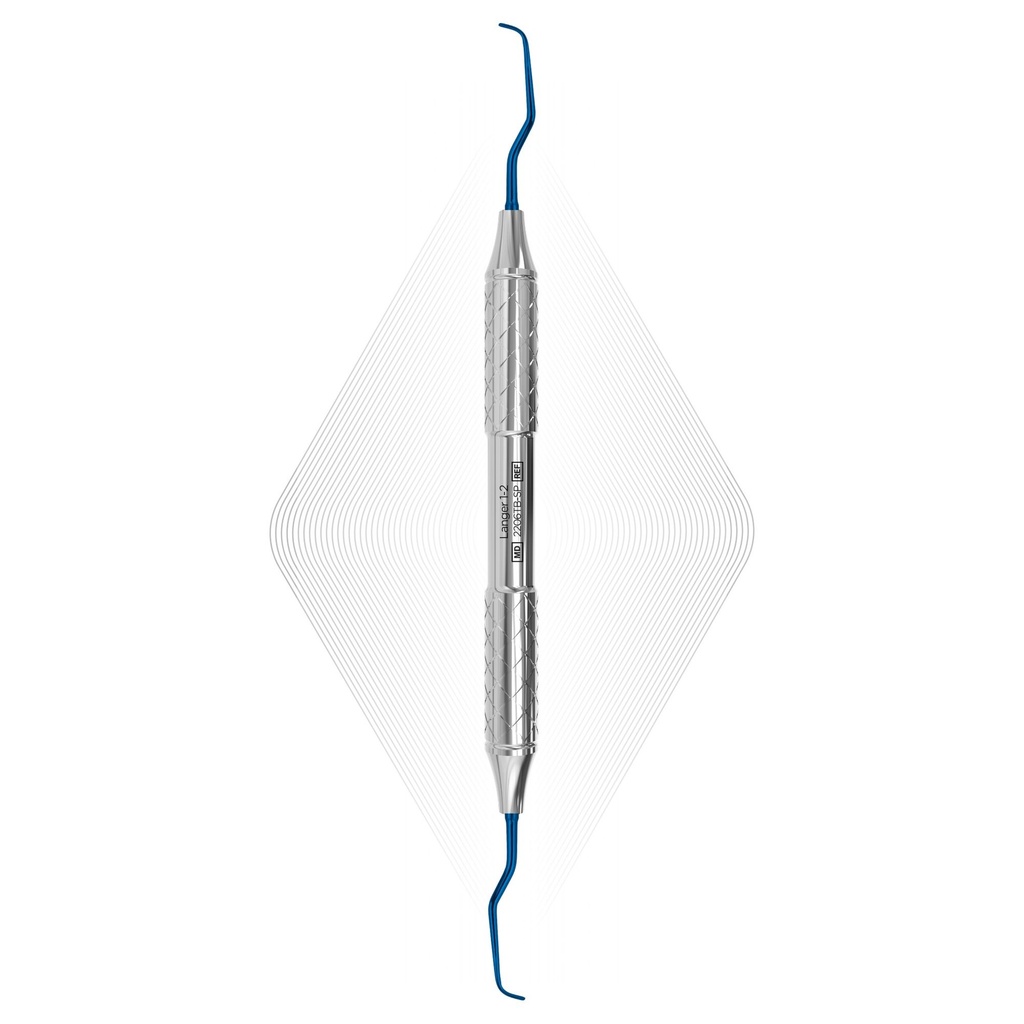 Langer 1-2, Blue, For Implants (Titanium)