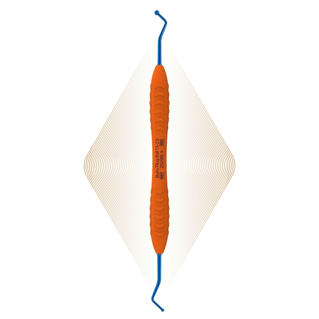 Burnisher & Plugger, Ball ended, Blue