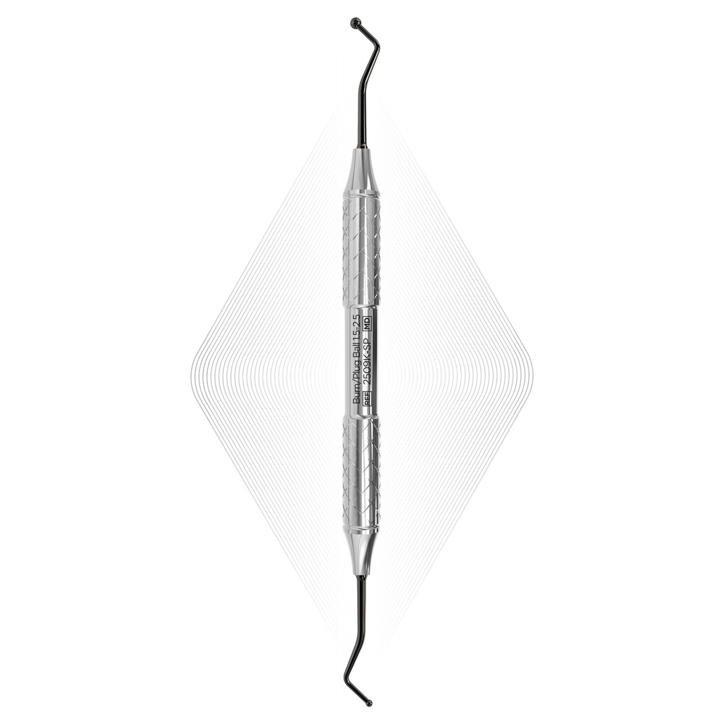 Burnisher & Plugger, Ball ended, Black