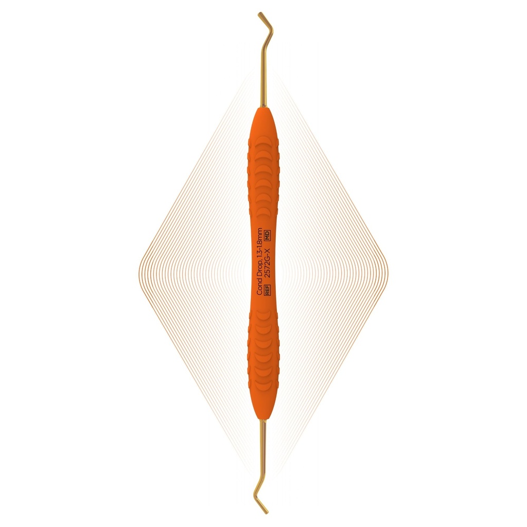 Condenser, Drop-Shaped, 1.3mm-1.8mm, Gold