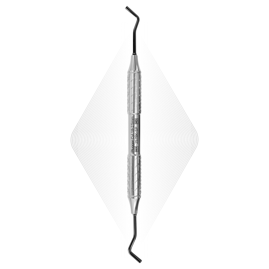 Plugger, Cylindrical, Black