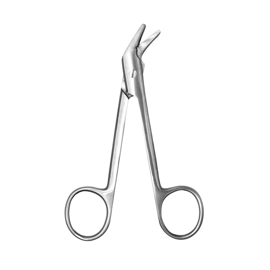 Universal Crown Scissor, Saw Edge, For wire cut, Angled, 12.5cm