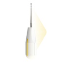 ErgoLite elevator, Straight, 1mm, Yellow