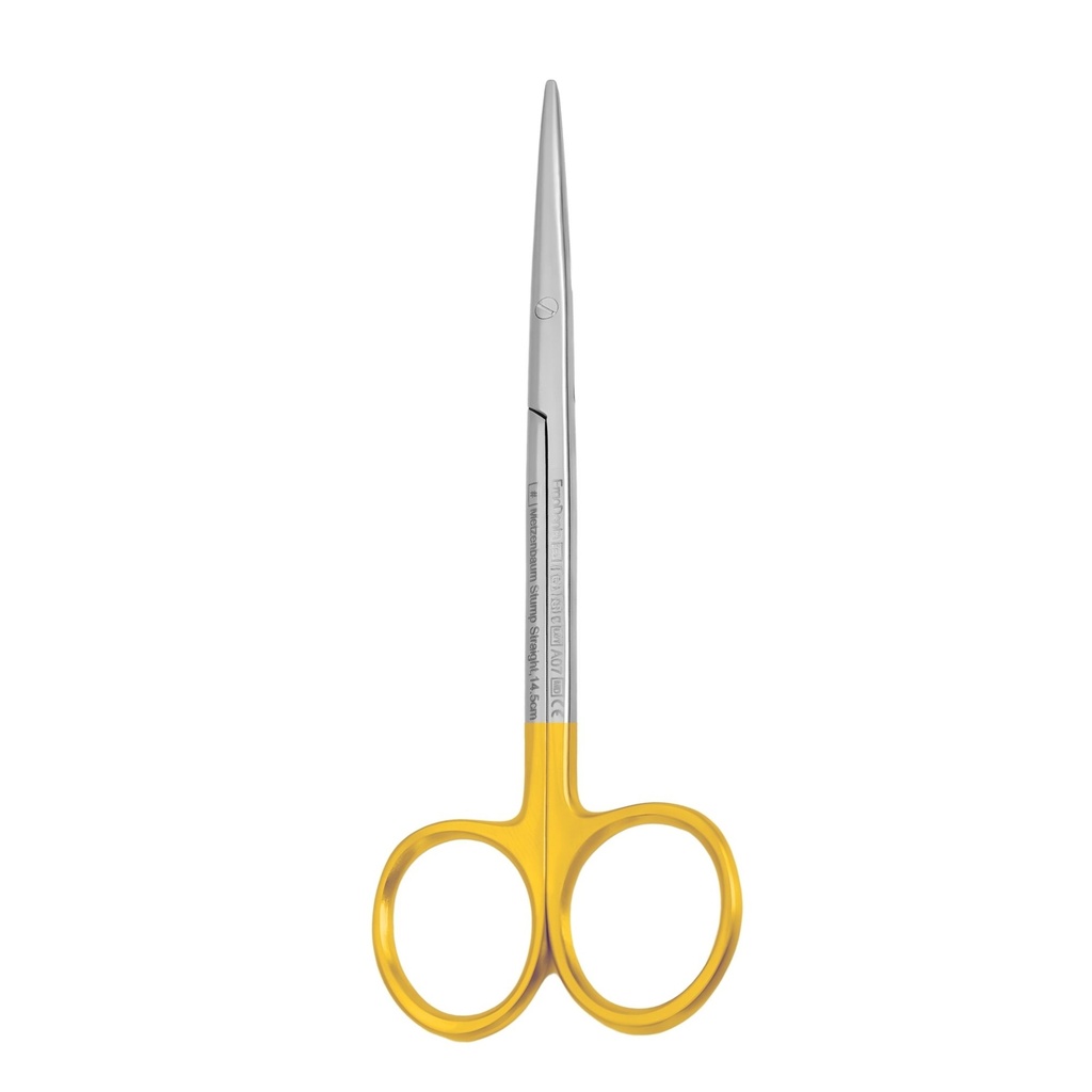 Metzenbaum Stump Scissor, Straight, 14.5cm, TC