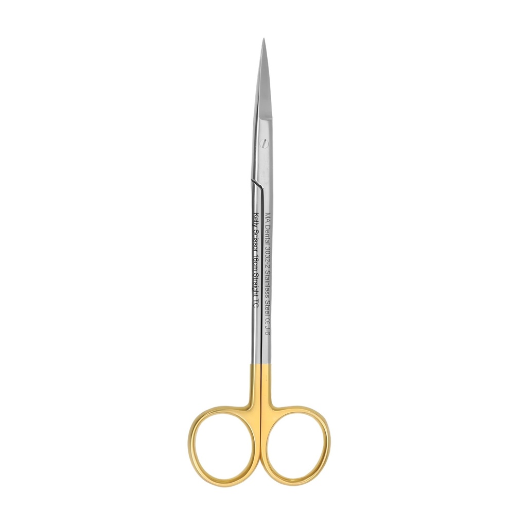 Kelly Scissor, Straight, 16cm, TC