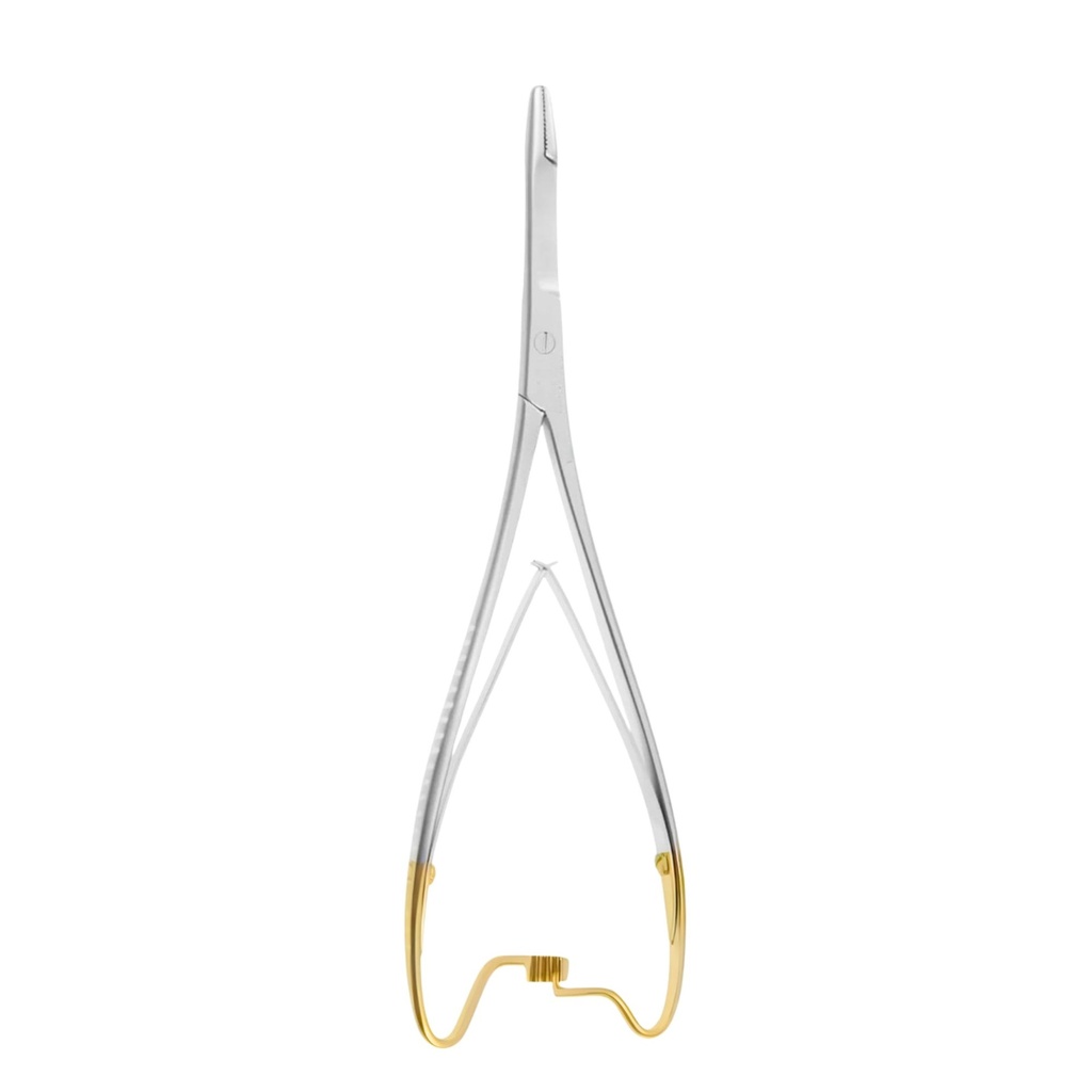 Mathieu Olsen Needle Holder, Straight, 17cm, TC