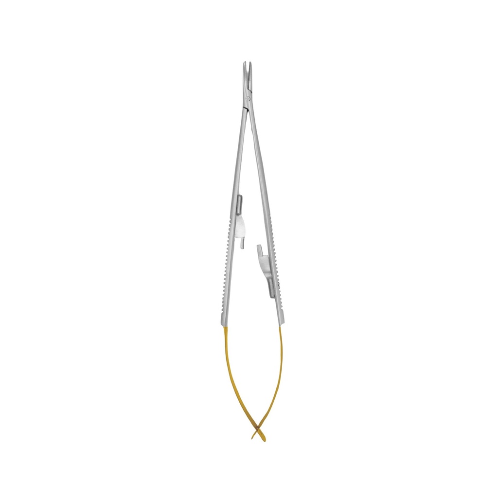 Castervejio Micro Needle Holder, Straight, 14cm, TC
