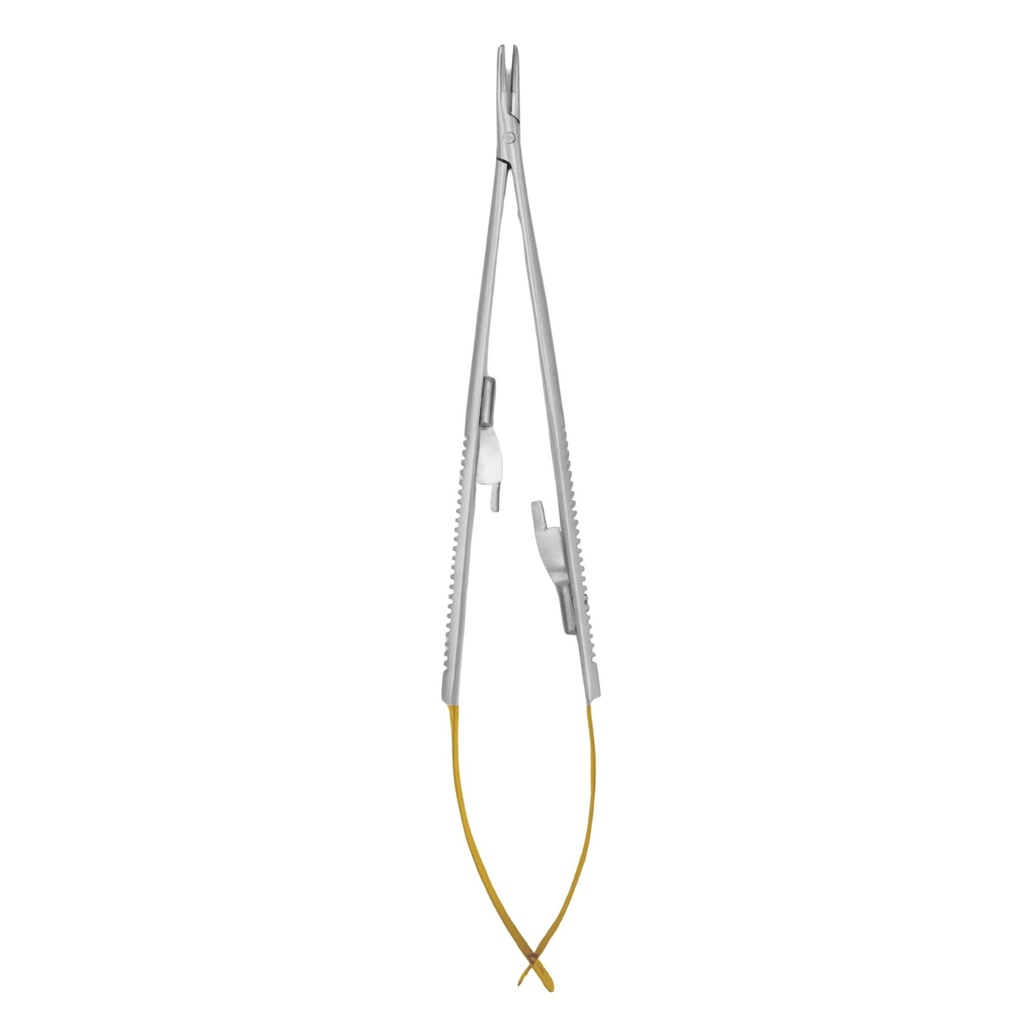 Castervejio Micro Needle Holder, Straight, 18cm, TC