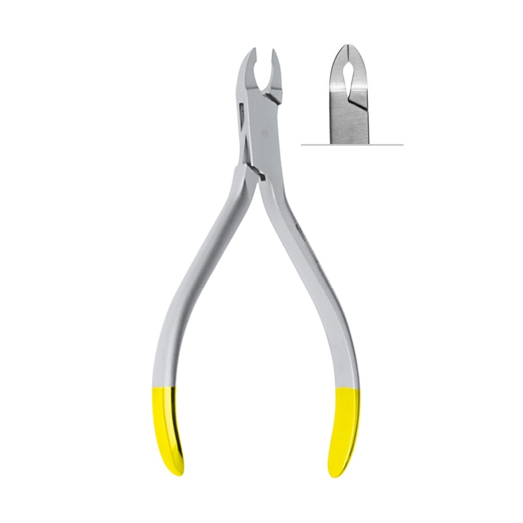 ANGLE Wire Cutter, ◯ Max. Ø 0,3mm / .012” ,13cm,TC