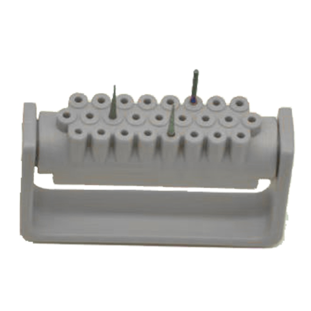 Opening Disinfection Frame Resistant to high temperature and pressure, 25 Holes, Grey