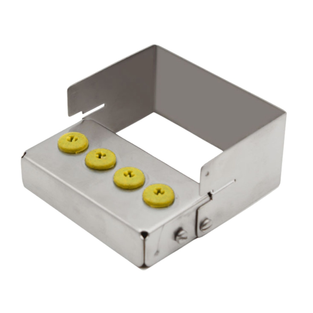 Bur Holder for 4, Yellow