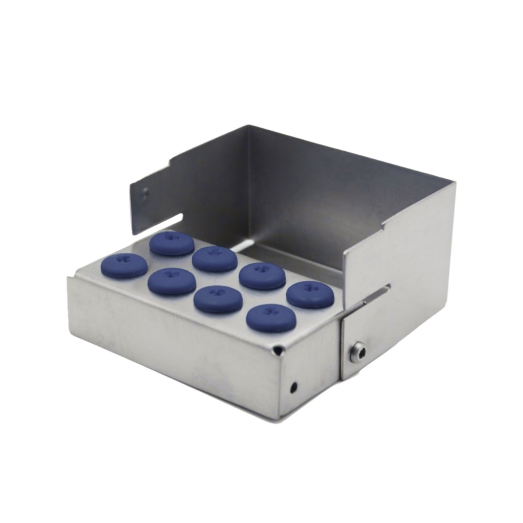 Bur Holder for 8, Blue