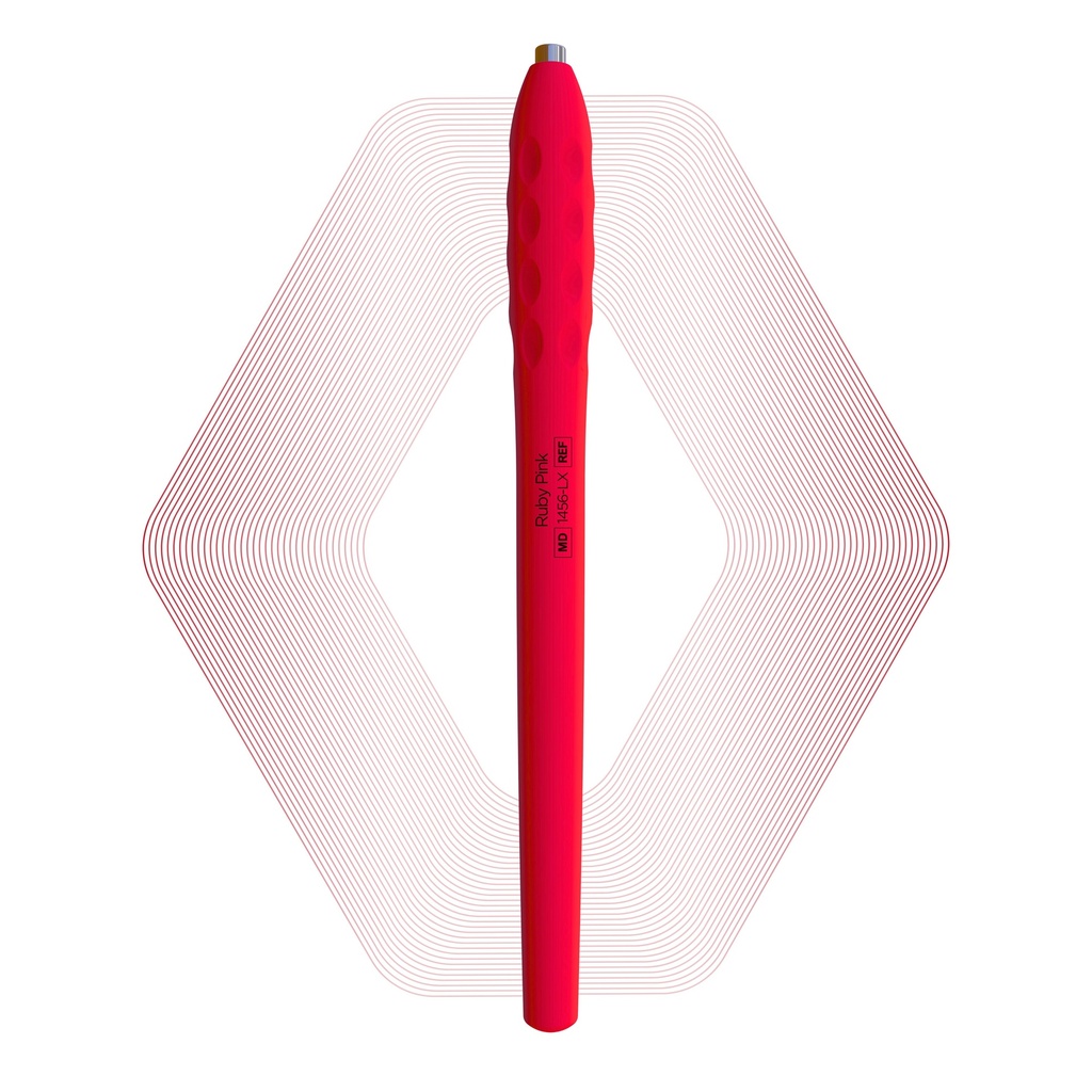 ErgoLX Plus - ErgoTip Handle, Single-end, Ruby Pink