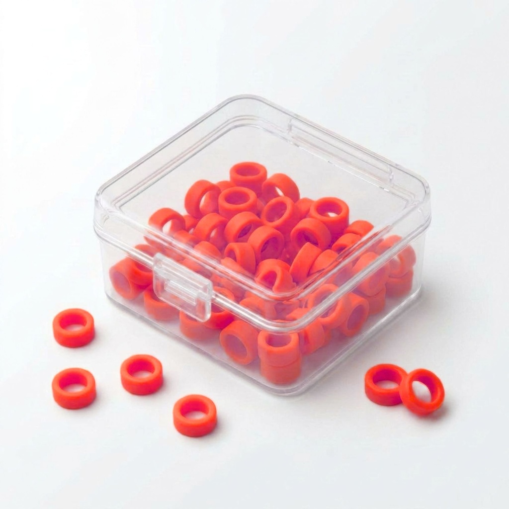 Color Coded Rings-Red