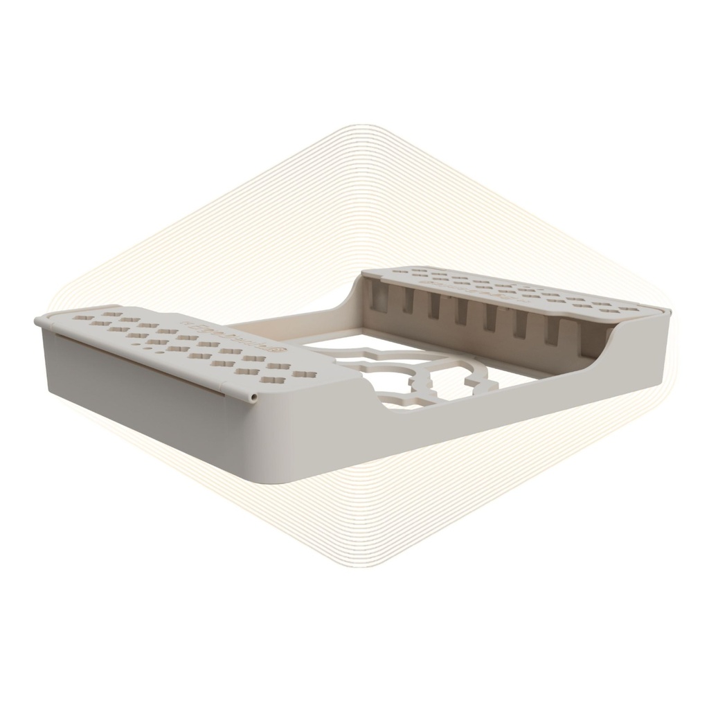 ErgoTray 8, 180x136x26mm, Grey