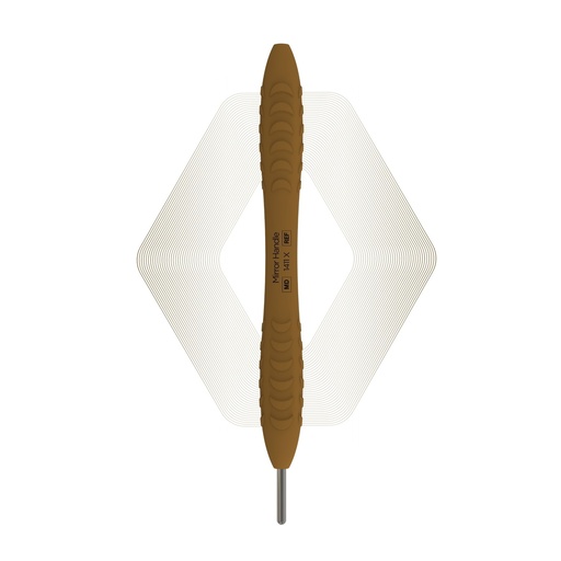 [1411 X] ErgoX® , Mirror handle, Earth Brown