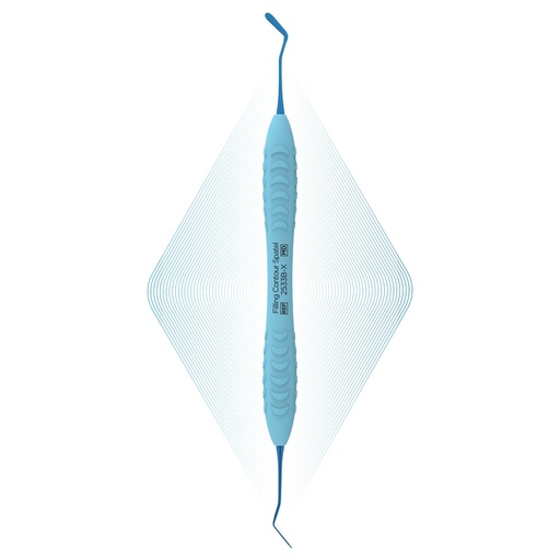 [2533B-X] Filling Contour Spatula, Blue