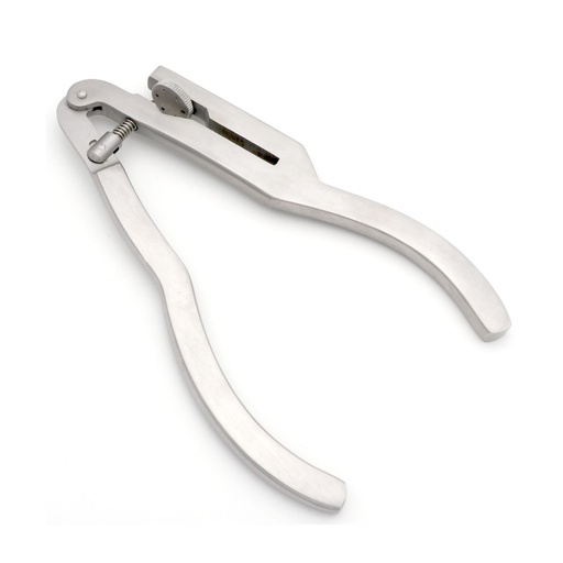 [2740] Ivory Rubber Dam Punch, 16cm