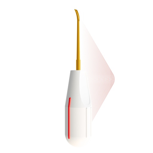 [9203G] ErgoLite Elevator Gold, Curved, 5mm, Red