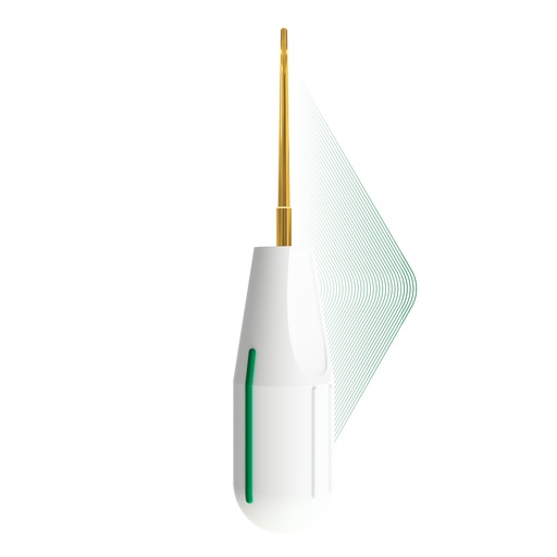 [9207G] ErgoLite Elevator Gold, Straight, 5mm, Dark Green