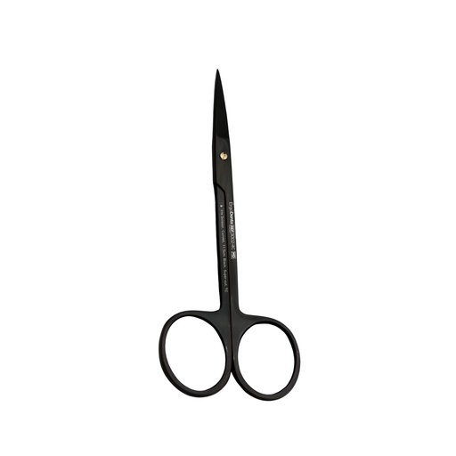 [3002-4C] Iris Scissor, Curved, 11.5cm, Black, Super-cut, TC