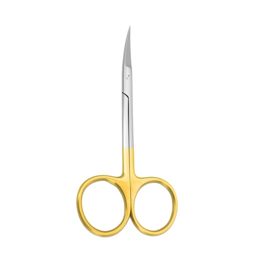 [3003-2C] Iris Scissor, Curved, 15cm, TC