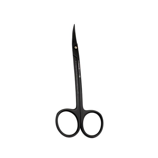[3008-4D] La Garange Scissor, Double Curved, 11.5 cm, Black, Super-cut, TC