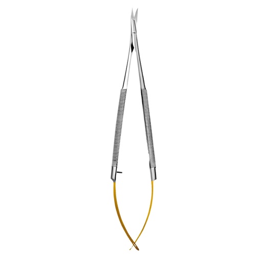 [3101-2C] Microsurgical Scissor, Curved, 14.5cm,TC