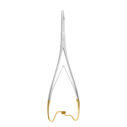 [3312-2S] Mathieu Olsen Needle Holder, Straight, 17cm, TC