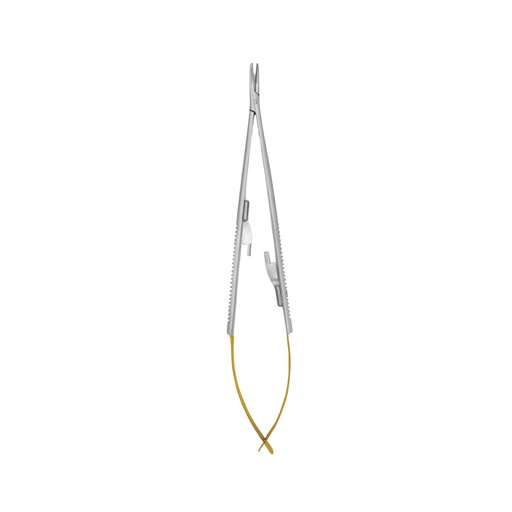 [3331-2S] Castervejio Micro Needle Holder, Straight, 14cm, TC