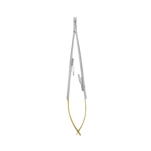 [3333-2S] Castervejio Micro Needle Holder, Straight, 16cm, TC