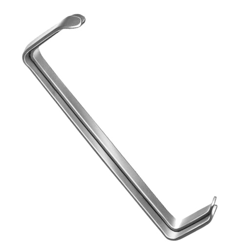 [4101] Farabeuf Retractor, Set of 2 pcs, 12cm
Fig. 1, 26 x 10 mm / 30 x 13 mm
Fig. 2, 30 x 10 mm / 34 x 13 mm