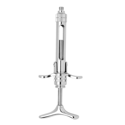 [3902] Cylinder Cartridge Syringe, 2.2 ml, Chrome-plated, with Metric Thread, without aspiration