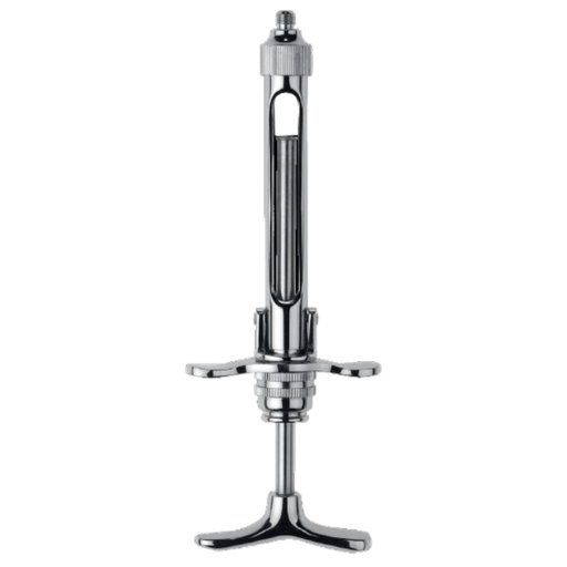 [3931] Self Aspirtning Syringe, Brass, 1.8 ml, with Metric Thread