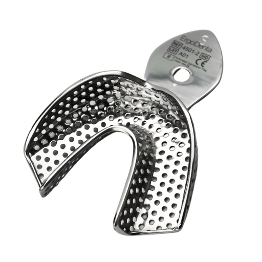 [4501-2] Perforated Impression Tray, Lower Jaw, Small