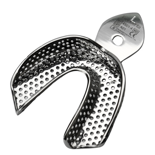 [4501-4] Perforated Impression Tray, Lower Jaw, Large